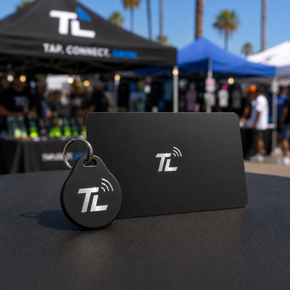 TapLab Digital Business Card + Key Tag Combo